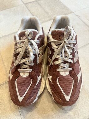 New Balance 9060 Maroon Sneakers